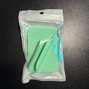 Mint Green Removable Silicone Phone Lip Gloss Holder and Wallet